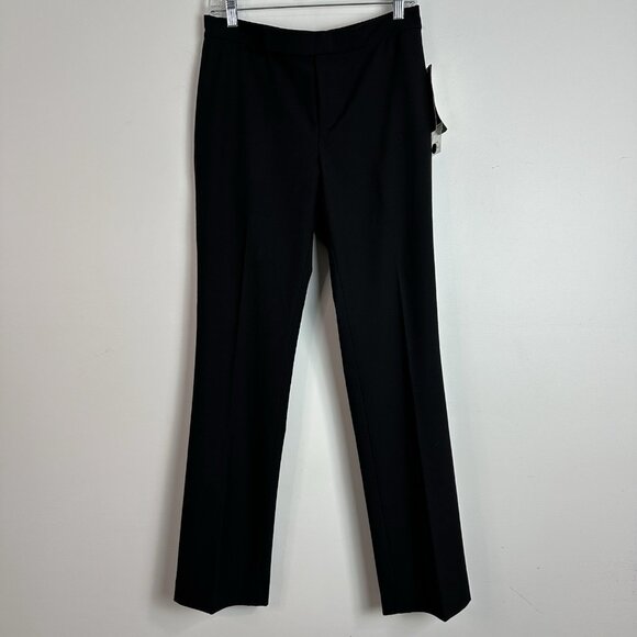 Lauren Ralph Lauren Womens Camaron Modern Slim Trouser Black 6 NWT Business - Picture 1 of 8